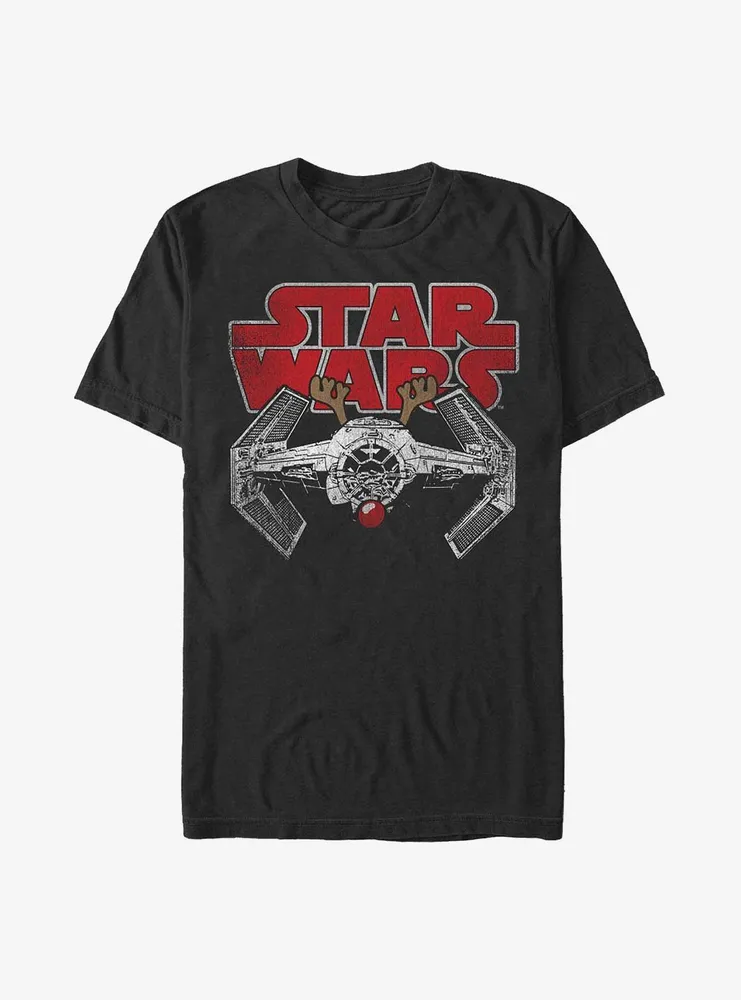 Star Wars Rudolph Tie Fighter Logo T-Shirt