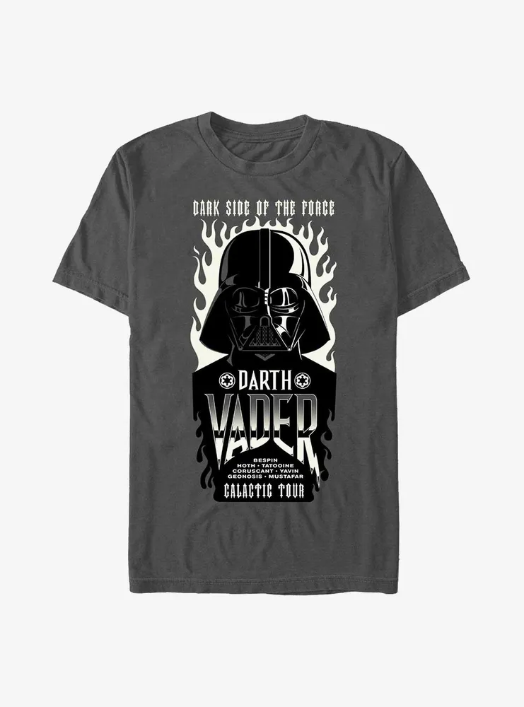 Star Wars Vader Flame Galactic Tour T-Shirt