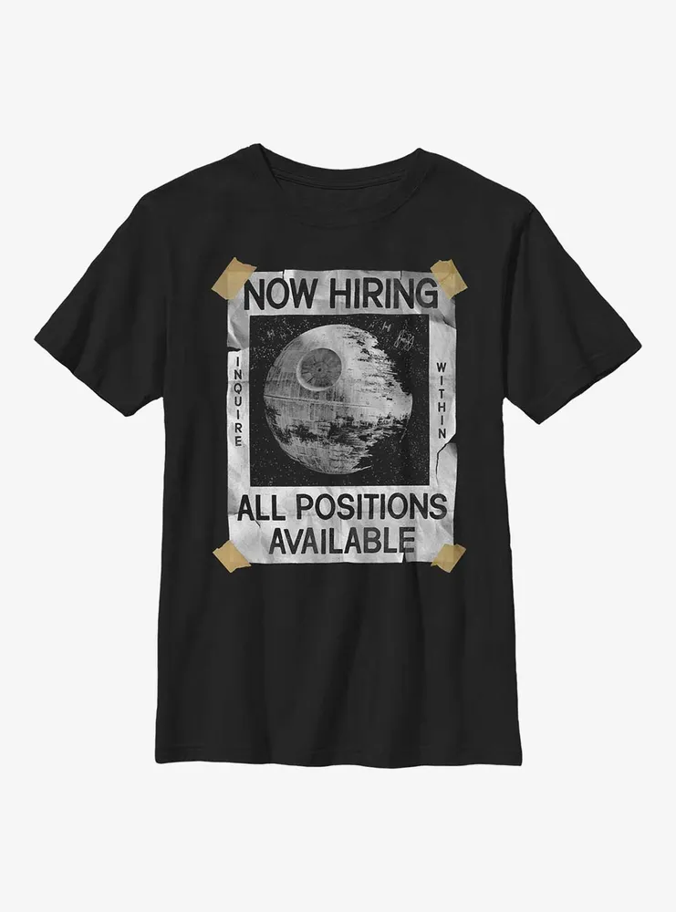 Star Wars All Positions Available Youth T-Shirt