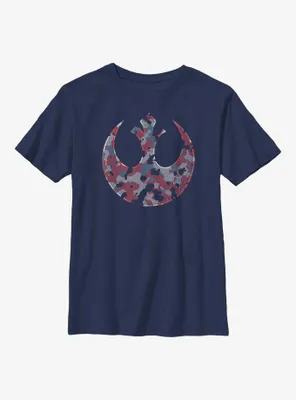 Star Wars Camo Rebel Crest Youth T-Shirt