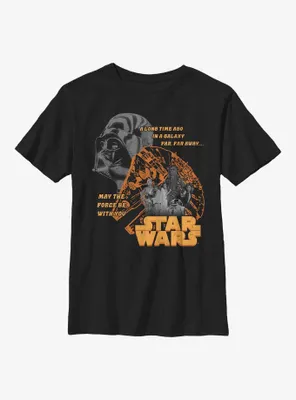 Star Wars Minimal Color Poster Youth T-Shirt