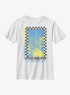 Star Wars Pod Race Poster Youth T-Shirt