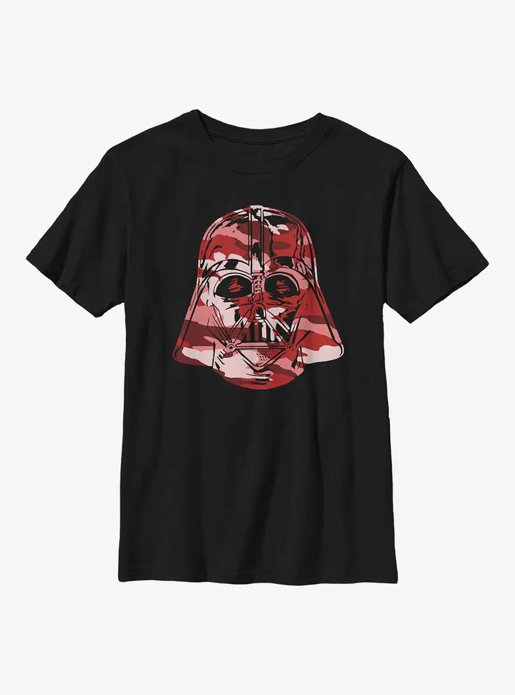 Star Wars Red Tint Camo Vader Youth T-Shirt