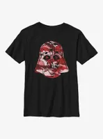 Star Wars Red Tint Camo Vader Youth T-Shirt