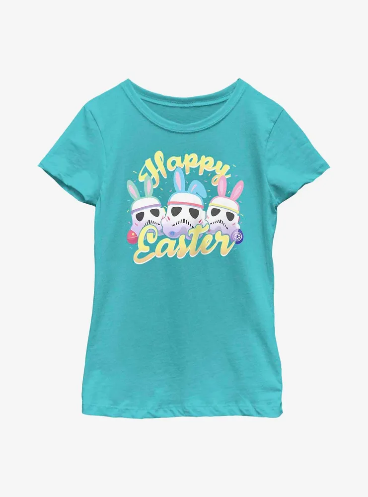 Star Wars Trooper Bunnies Happy Easter Youth Girls T-Shirt