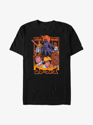 Star Wars Anime Style Characters T-Shirt