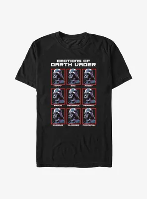 Star Wars Darth Vader Emotions T-Shirt