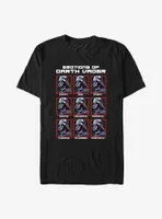 Star Wars Darth Vader Emotions T-Shirt