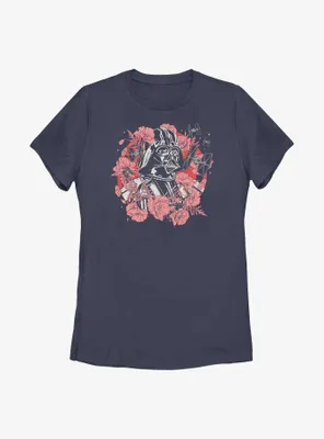Star Wars Floral Vader Womens T-Shirt
