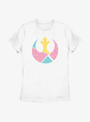 Star Wars Geometric Shaped Rebel Symbol Womens T-Shirt