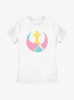 Star Wars Geometric Shaped Rebel Symbol Womens T-Shirt