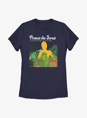 Star Wars Protect The Forest Womens T-Shirt