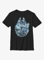 Star Wars Camo Falcon Youth T-Shirt