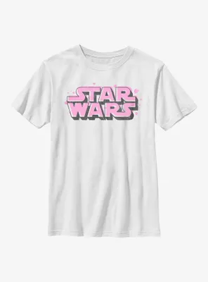 Star Wars Floating Hearts Logo Youth T-Shirt