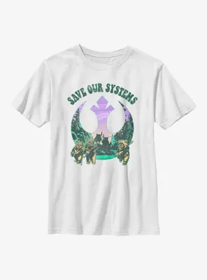 Star Wars Save Our Systems Youth T-Shirt