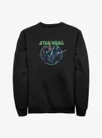 Star Wars Retro Group Luke, Han, & Vader Sweatshirt