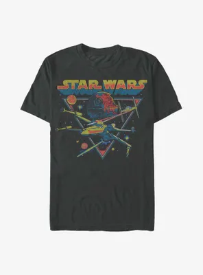 Star Wars Retro Space Battle T-Shirt