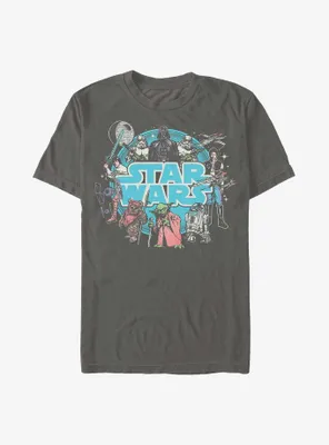 Star Wars Round Up Group T-Shirt