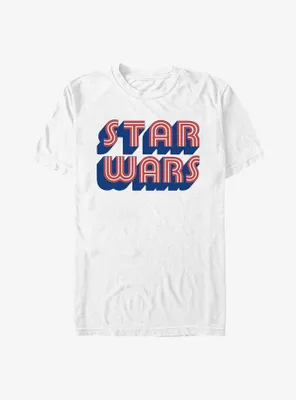 Star Wars Stars and Stripes Logo T-Shirt