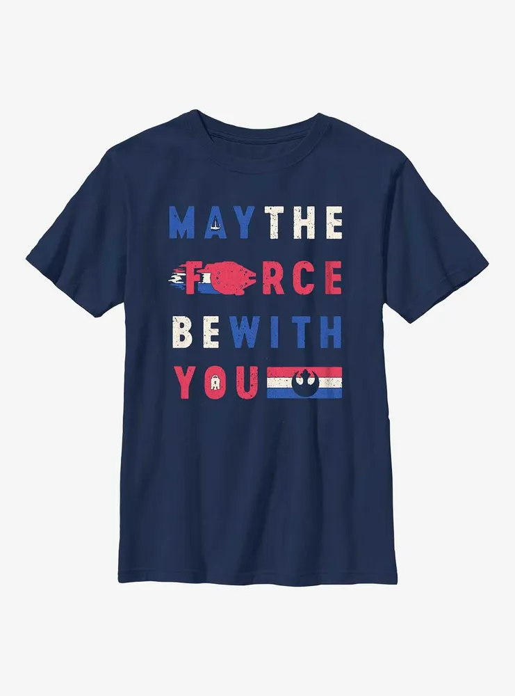 Star Wars May The Force Be With You Youth T-Shirt