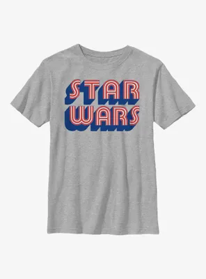Star Wars Stars and Stripes Logo Youth T-Shirt