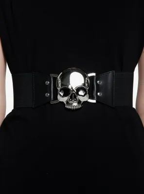 Skull Buckle Waist Belt