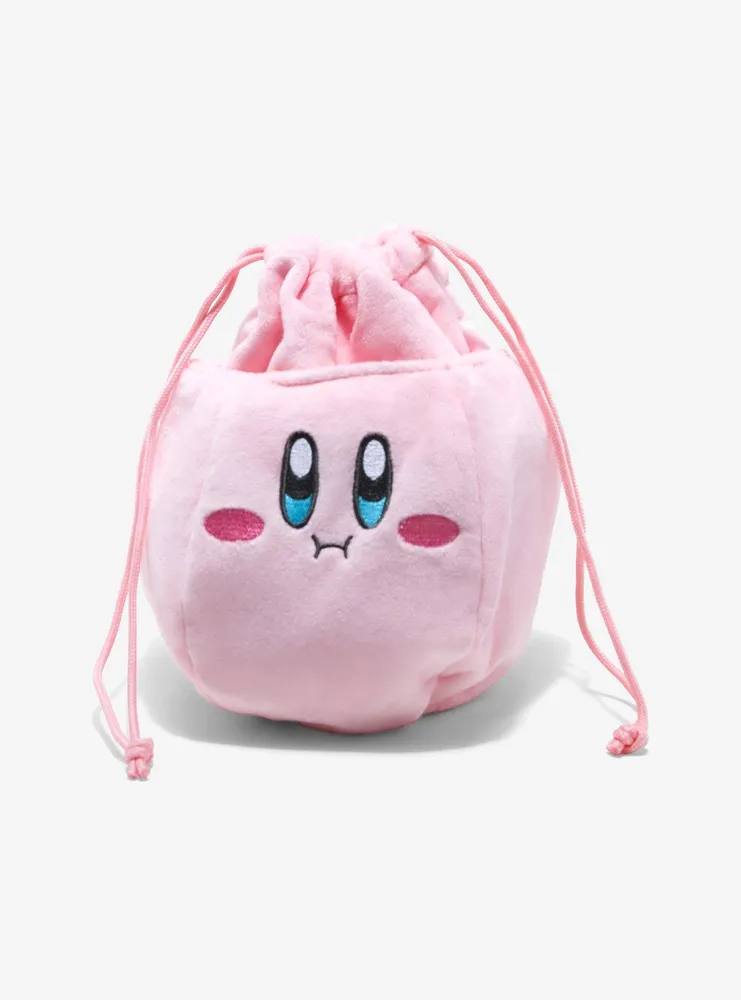 Kirby makeup bag case with mirror