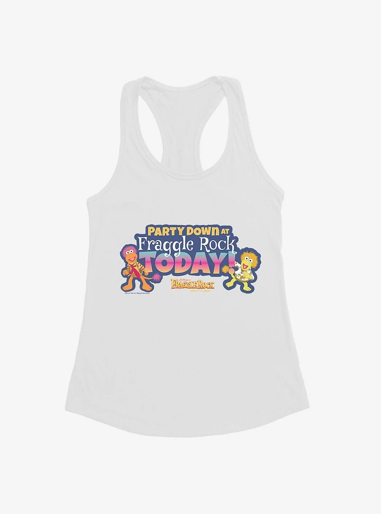 Fraggle Rock Back To The Party Down Girls Tank