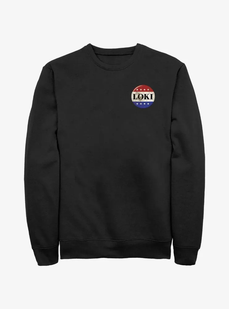 Marvel Loki Vote Badge Sweatshirt