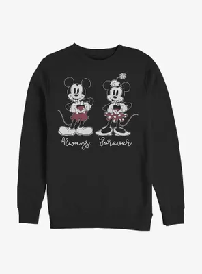Disney Mickey & Minnie Mouse Always Forever Sweatshirt