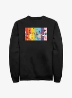 Pokemon Rainbow Panels Sweatshirt