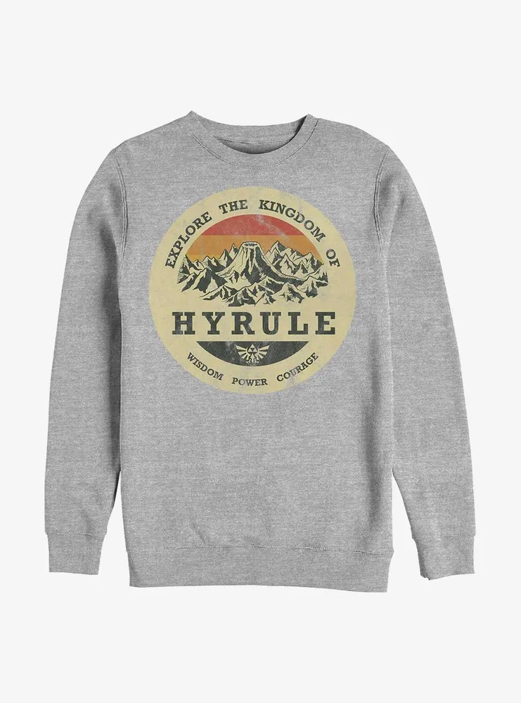 Nintendo The Legend Of Zelda Explore Hyrule Sweatshirt