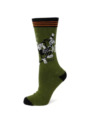 Disney100 Goofy Vintage Green Socks