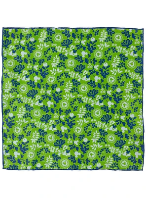 Disney Mickey Mouse Floral Green Pocket Square