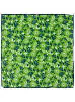 Disney Mickey Mouse Floral Green Pocket Square