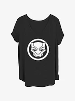 Marvel Black Panther Sigil Girls T-Shirt Plus