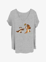 Disney Chip 'n' Dale Acorn Chase Girls T-Shirt Plus