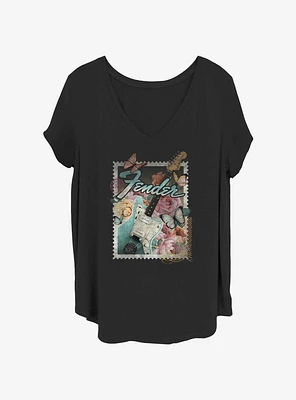 Fender Butterfly Stamp Girls T-Shirt Plus