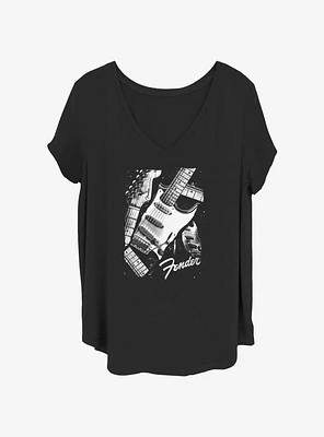 Fender Guitar Poster Girls T-Shirt Plus