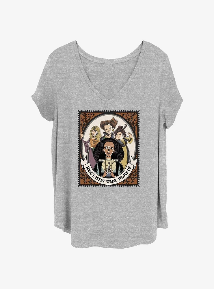 Disney Hocus Pocus 2 Becca Reclaim The Flame Girls T-Shirt Plus