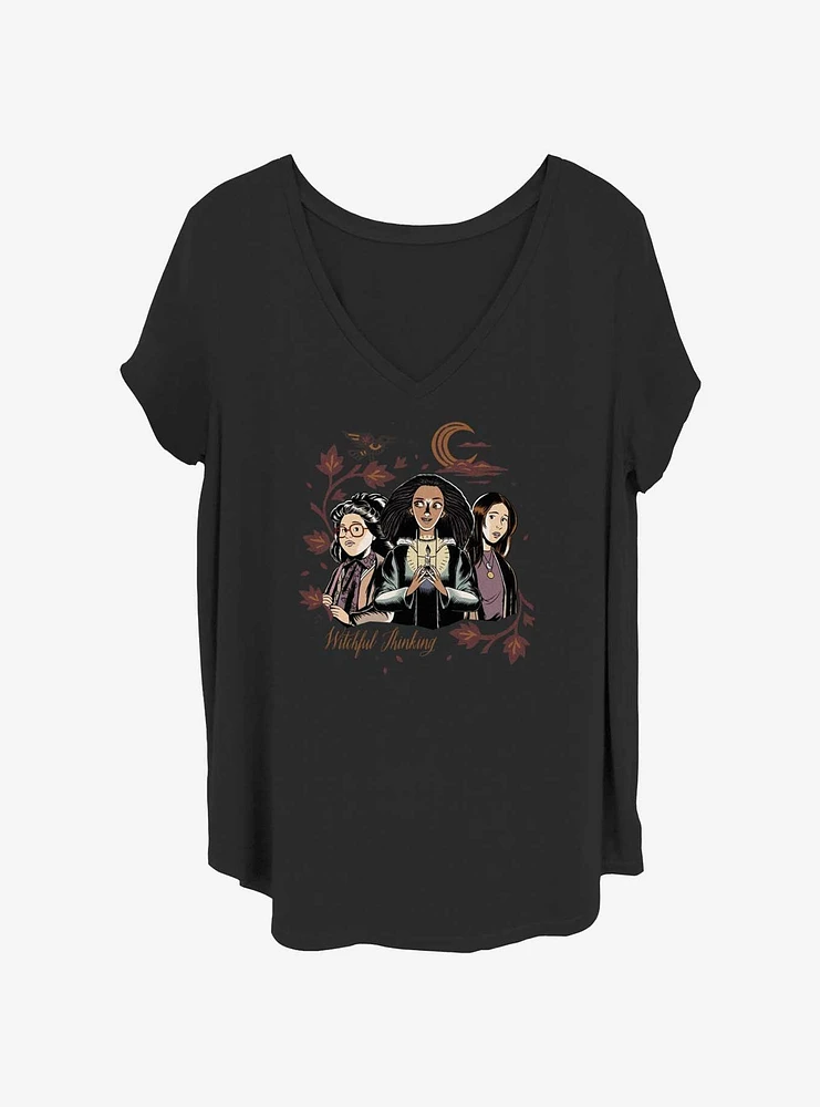 Disney Hocus Pocus 2 Witchful Thinking Girls T-Shirt Plus