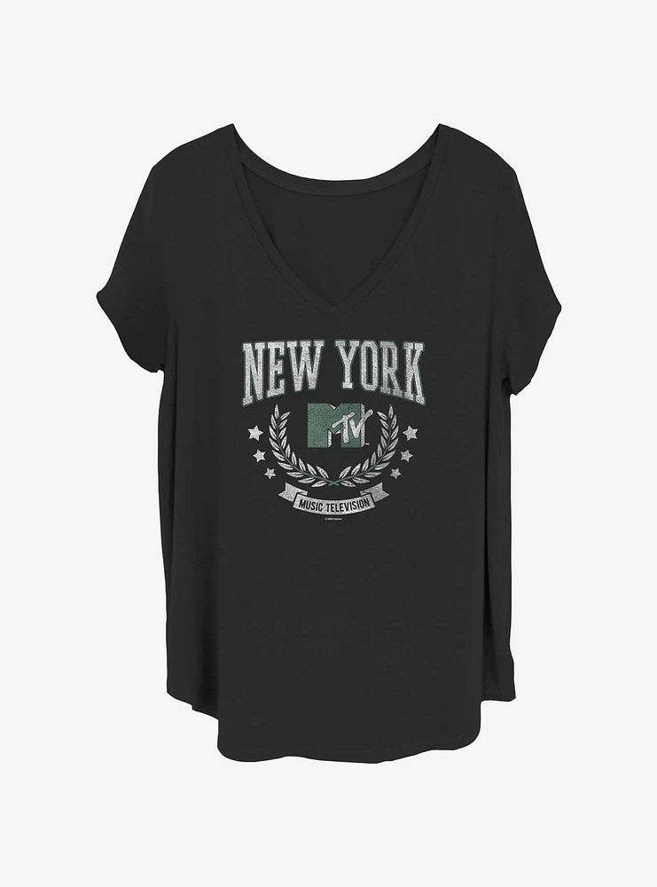 MTV New York Logo Girls T-Shirt Plus