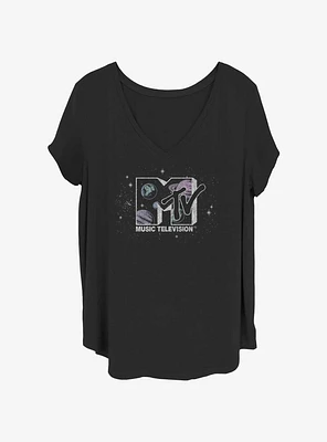MTV Planetary Logo Girls T-Shirt Plus