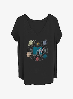 MTV Planets Logo Girls T-Shirt Plus