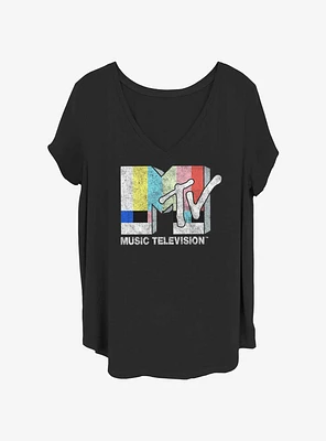 MTV Please Stand By Logo Girls T-Shirt Plus