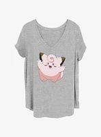 Pokemon Clefairy Girls T-Shirt Plus