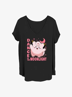 Pokemon Clefairy Dance The Moonlight T-Shirt Plus