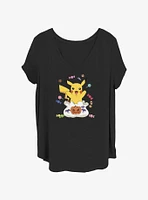 Pokemon Pikachu Candy Girls T-Shirt Plus