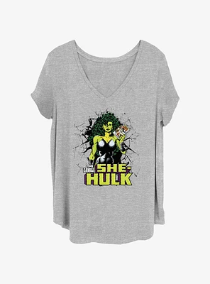 Marvel She-Hulk Read Comics Girls T-Shirt Plus