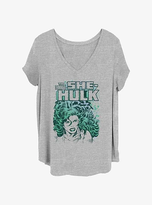 Marvel She-Hulk The Savage Girls T-Shirt Plus